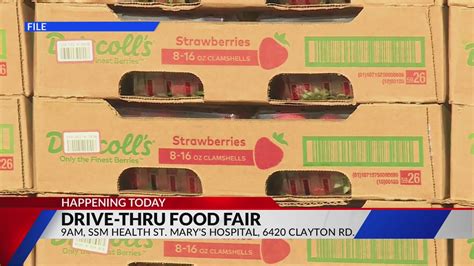SSM Health and St. Louis Area Food Bank hosting food fair today